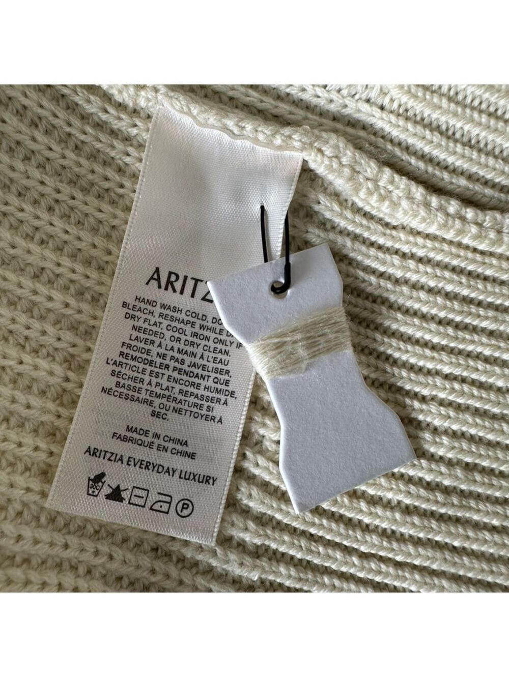 Wilfred Free Unwind Merino Wool Waist Open Cardigan XS Aritzia Butter Yellow - Picture 9 of 12